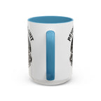 Funny "Psychic As Sh*t, Don't Try Me" Accent Mug — 11/15oz, multiple colors