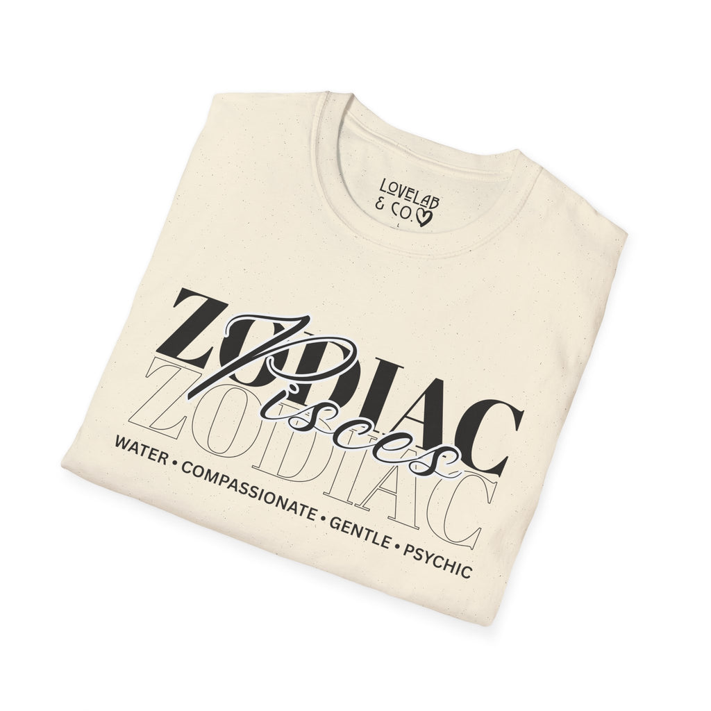Pisces Zodiac T-Shirt — Bold Water Astrology Tee
