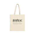 Aries Zodiac Tote Bag — Cotton Canvas Astrology Tote