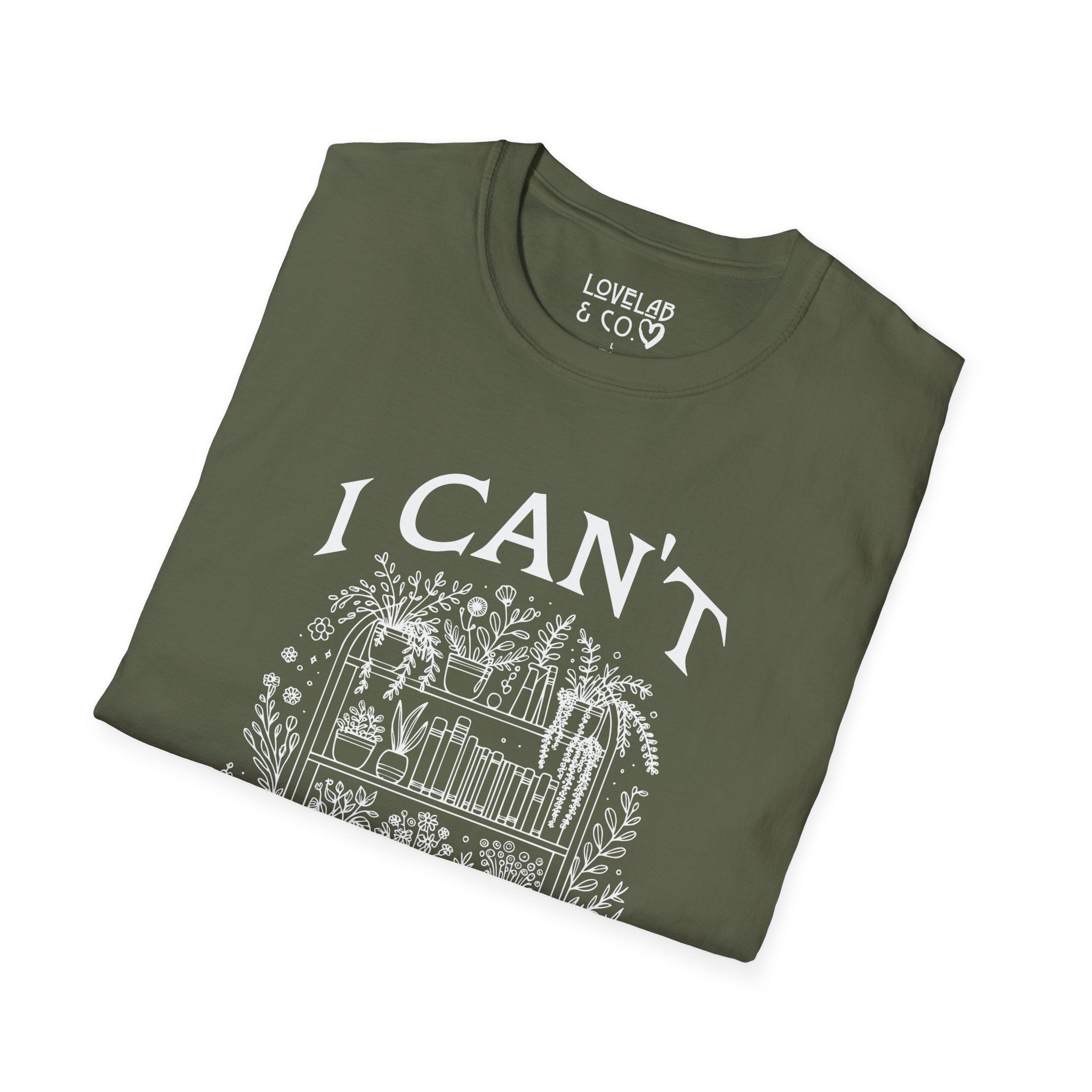 I Can't, I Have No Shelf Control — Funny Pack-Rat T-Shirt