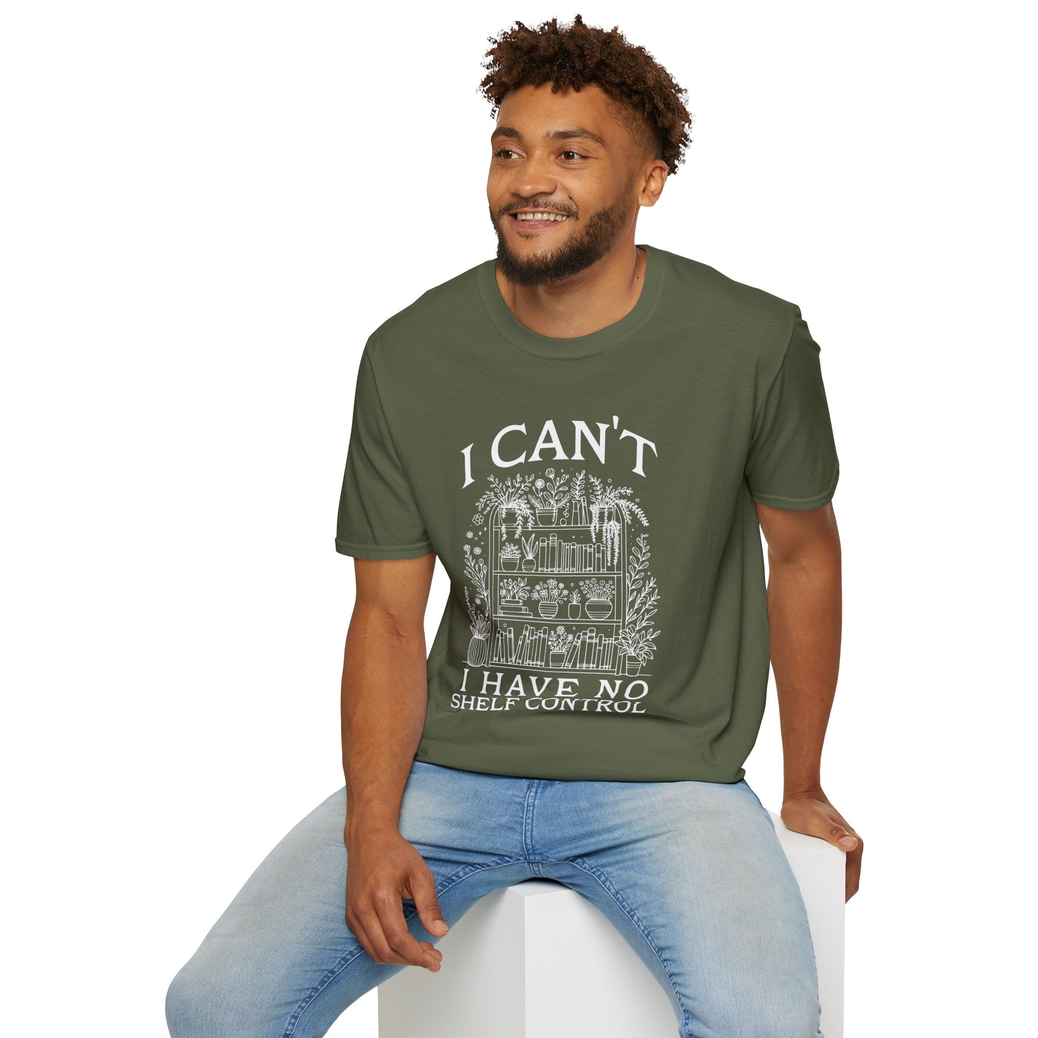 I Can't, I Have No Shelf Control — Funny Pack-Rat T-Shirt