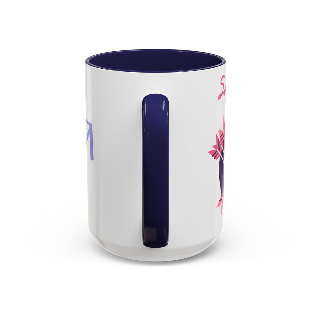 Cute Sagittarius Zodiac Mug — 15oz (Pink, Light Blue, & Navy)