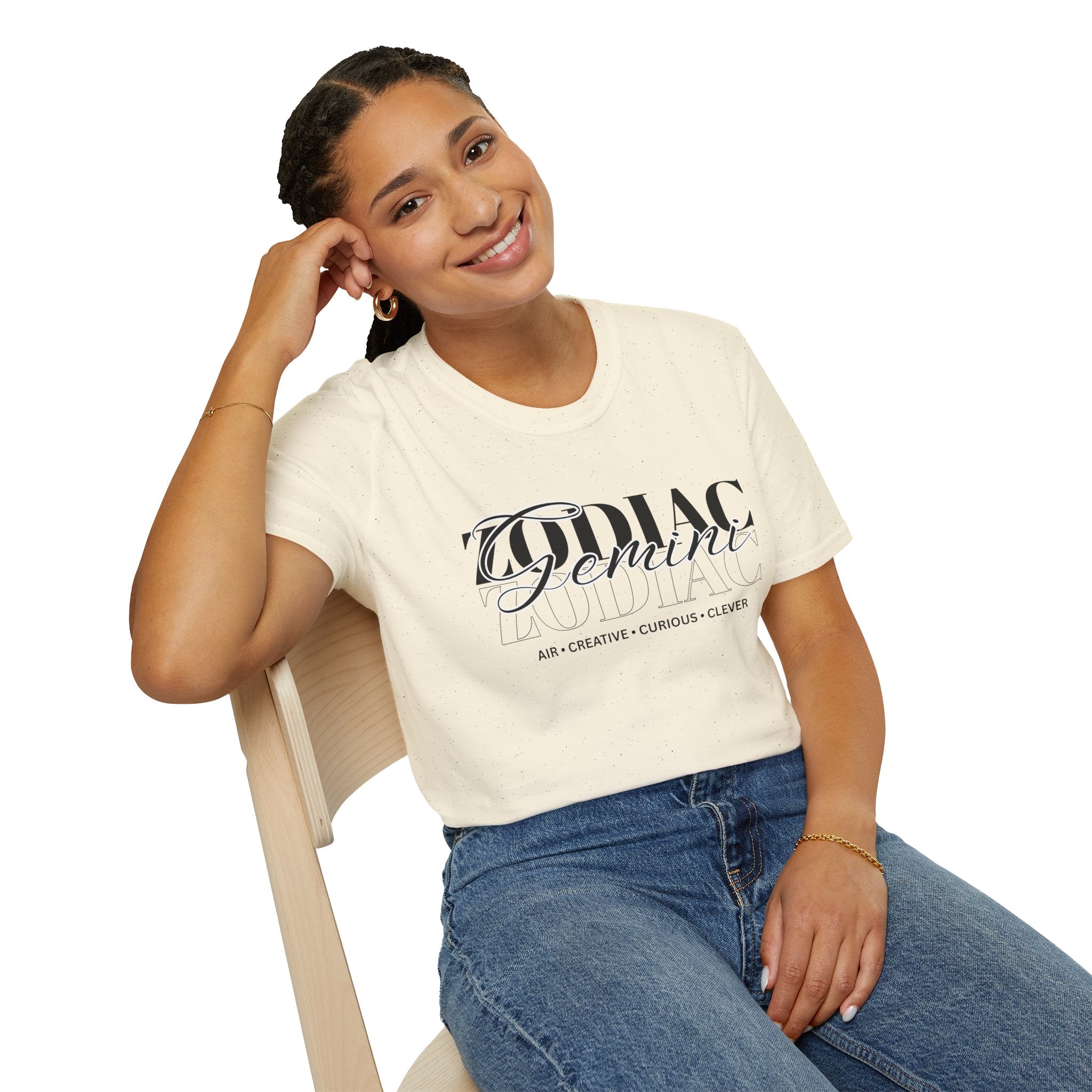 Gemini Zodiac T-Shirt — Bold Air Astrology Tee