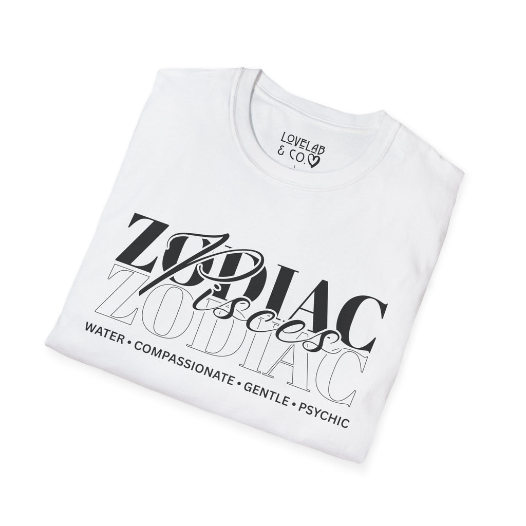 Pisces Zodiac T-Shirt — Bold Water Astrology Tee