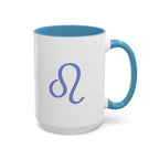Cute Leo Zodiac Mug — 15oz (Pink, Light Blue, & Navy)