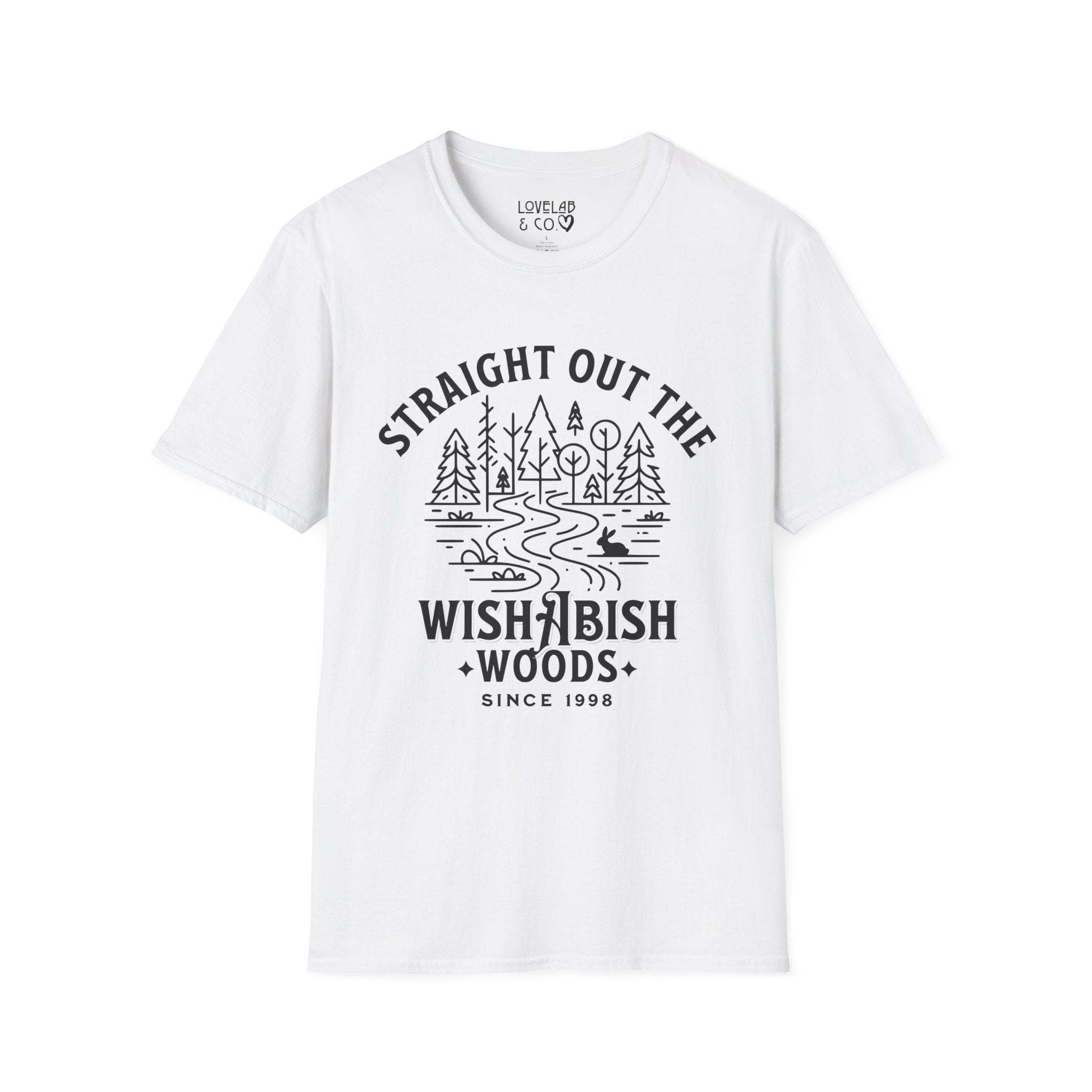 Straight Out the Wishabish Woods T-Shirt — Funny Graphic Tee