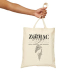 Virgo Zodiac Tote Bag — Cotton Canvas Astrology Tote