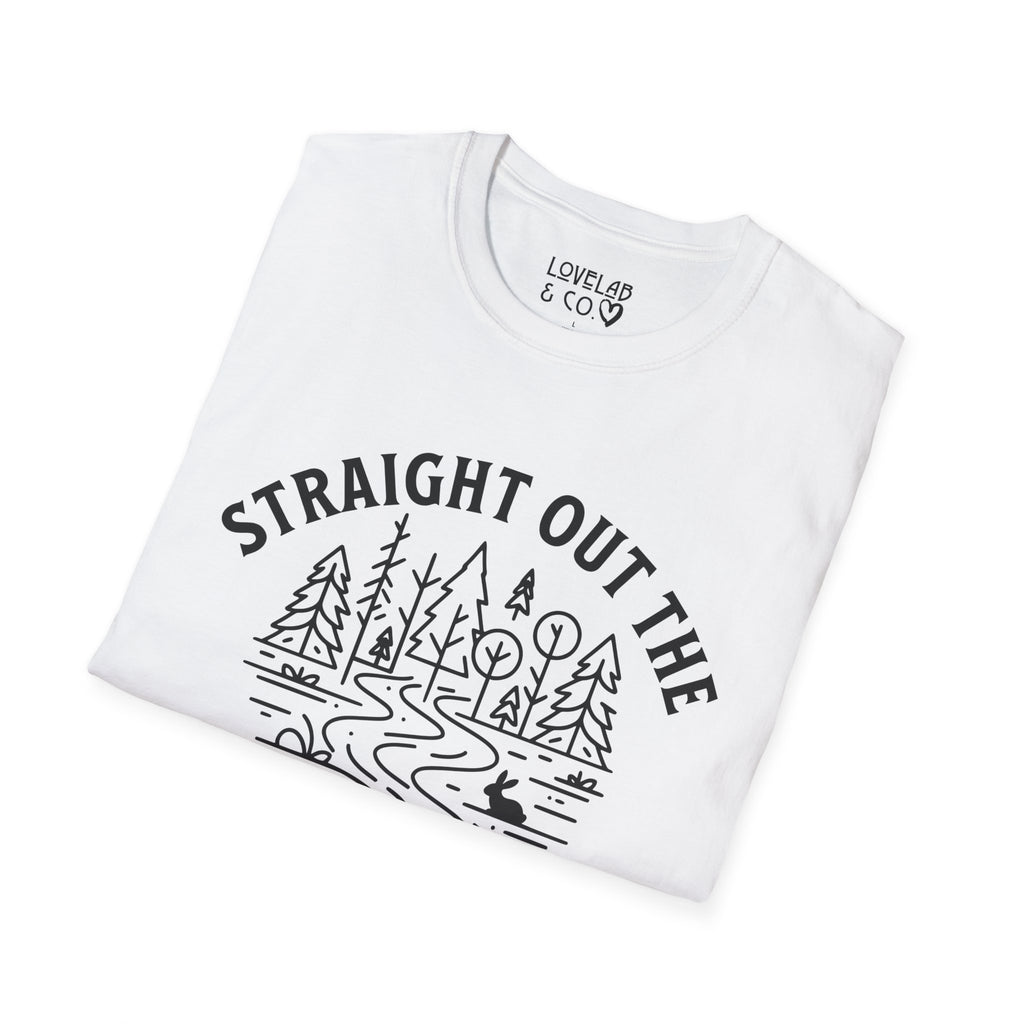 Straight Out the Wishabish Woods T-Shirt — Funny Graphic Tee