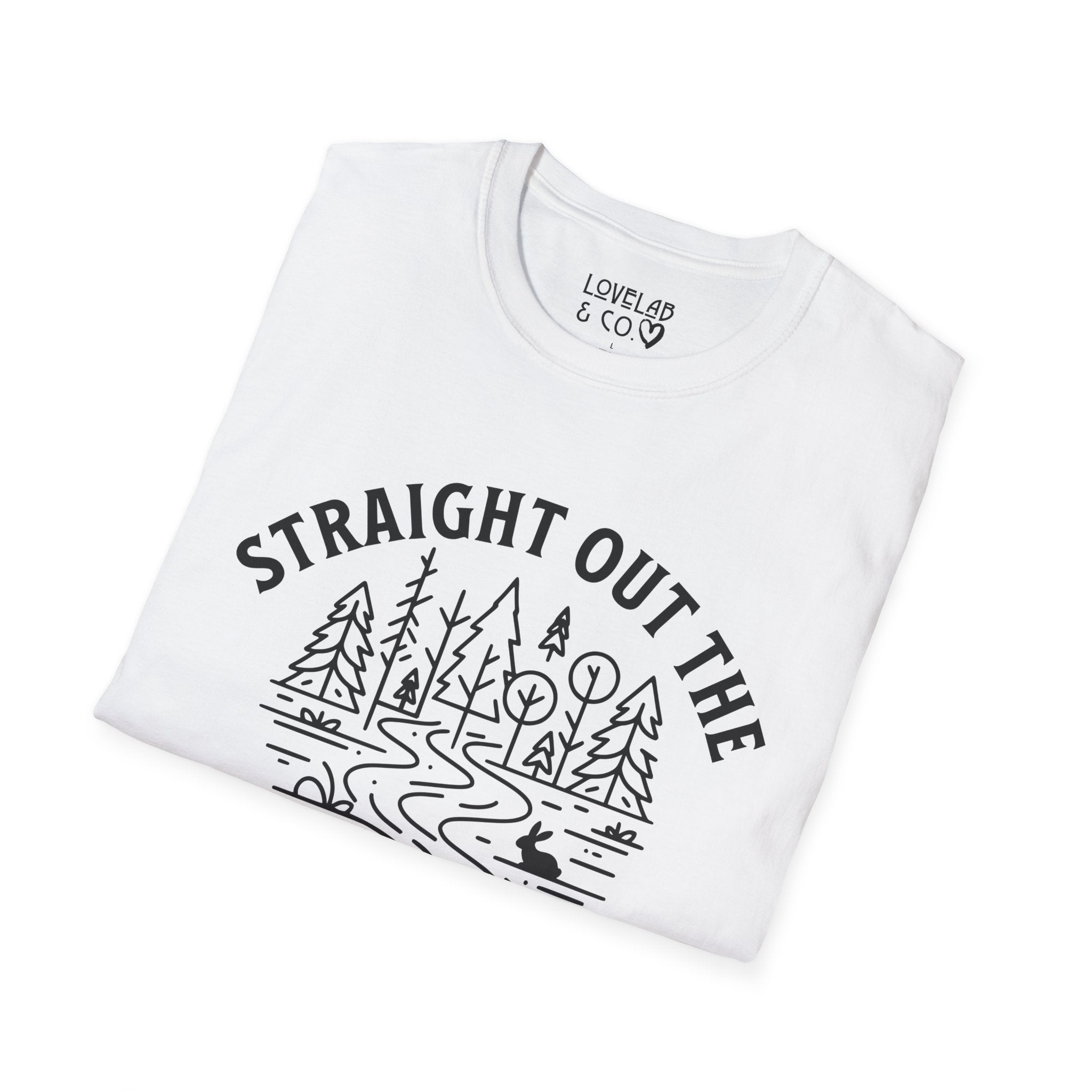 Straight Out the Wishabish Woods T-Shirt — Funny Graphic Tee