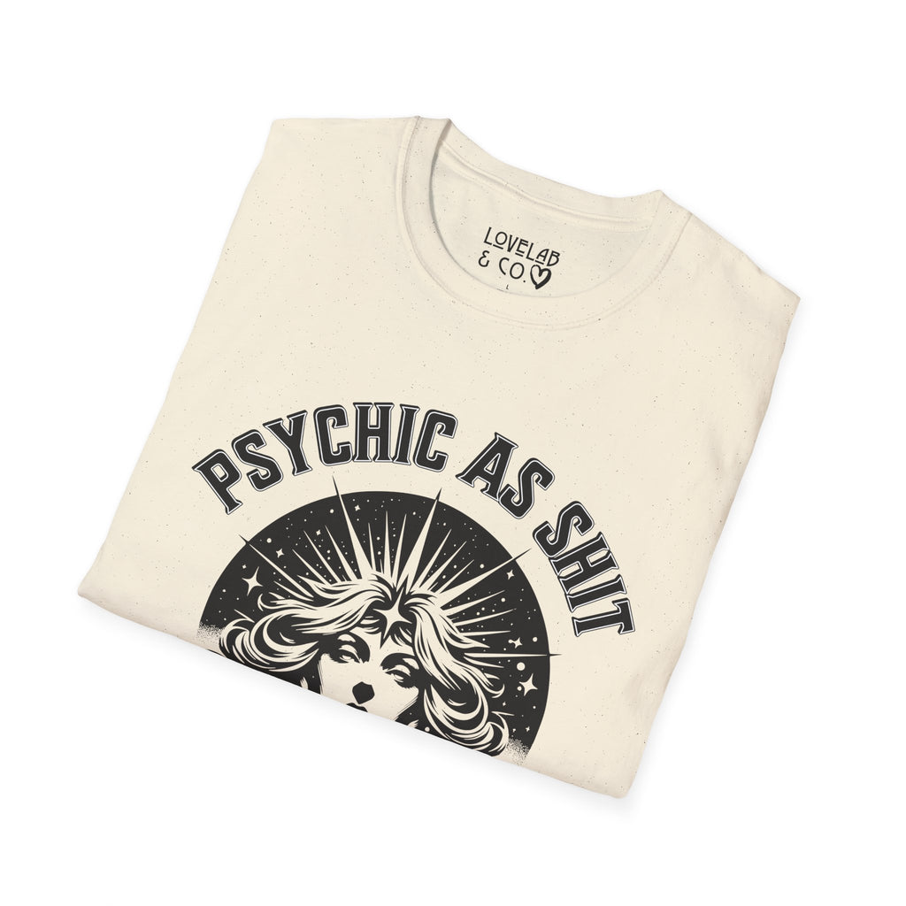 Psychic As Sh*t T-Shirt — Retro Mystic Tarot Graphic Tee