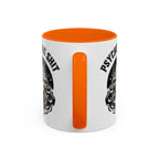 Funny "Psychic As Sh*t, Don't Try Me" Accent Mug — 11/15oz, multiple colors