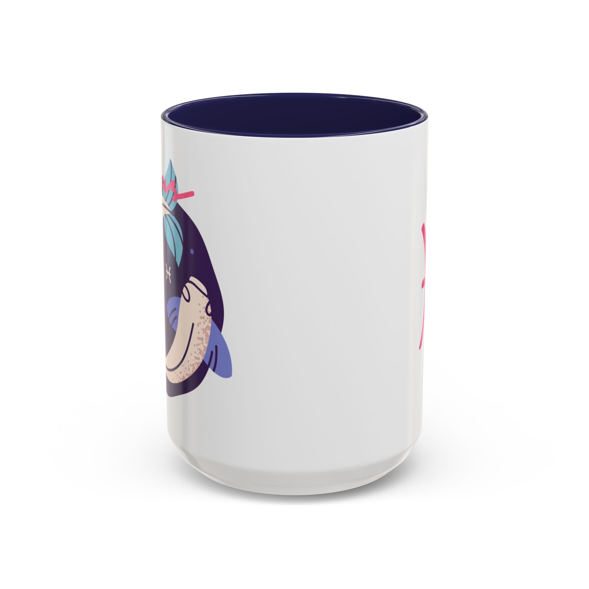 Cute Pisces Zodiac Mug — 15oz (Pink, Light Blue, & Navy)