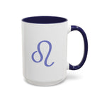 Cute Leo Zodiac Mug — 15oz (Pink, Light Blue, & Navy)