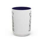 Funny "I Can't — I Have No Shelf Control" Accent Mug (15oz)