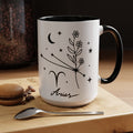 Aries Zodiac Mug — Minimal Celestial Horoscope Accent 15oz Mug