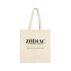 Taurus Zodiac Tote Bag — Cotton Canvas Astrology Tote