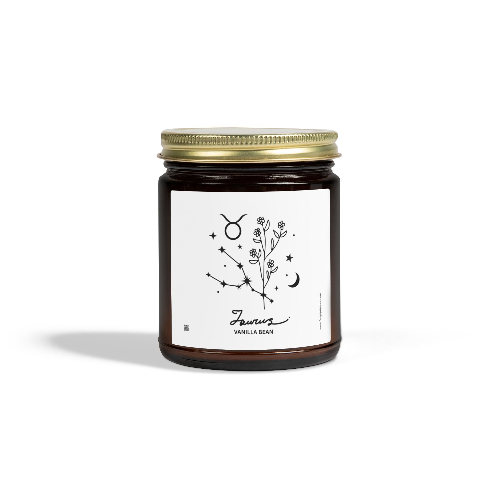Taurus Zodiac Scented Candle — Coconut Apricot (Vanilla Bean) 9oz