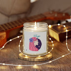 Cute Virgo Zodiac Scented Candle — Coconut Apricot Wax (9oz Reusable Glass)