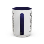 Funny "I Can't — I Have No Shelf Control" Accent Mug (15oz)