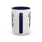 Funny "Psychic As Sh*t, Don't Try Me" Accent Mug — 11/15oz, multiple colors