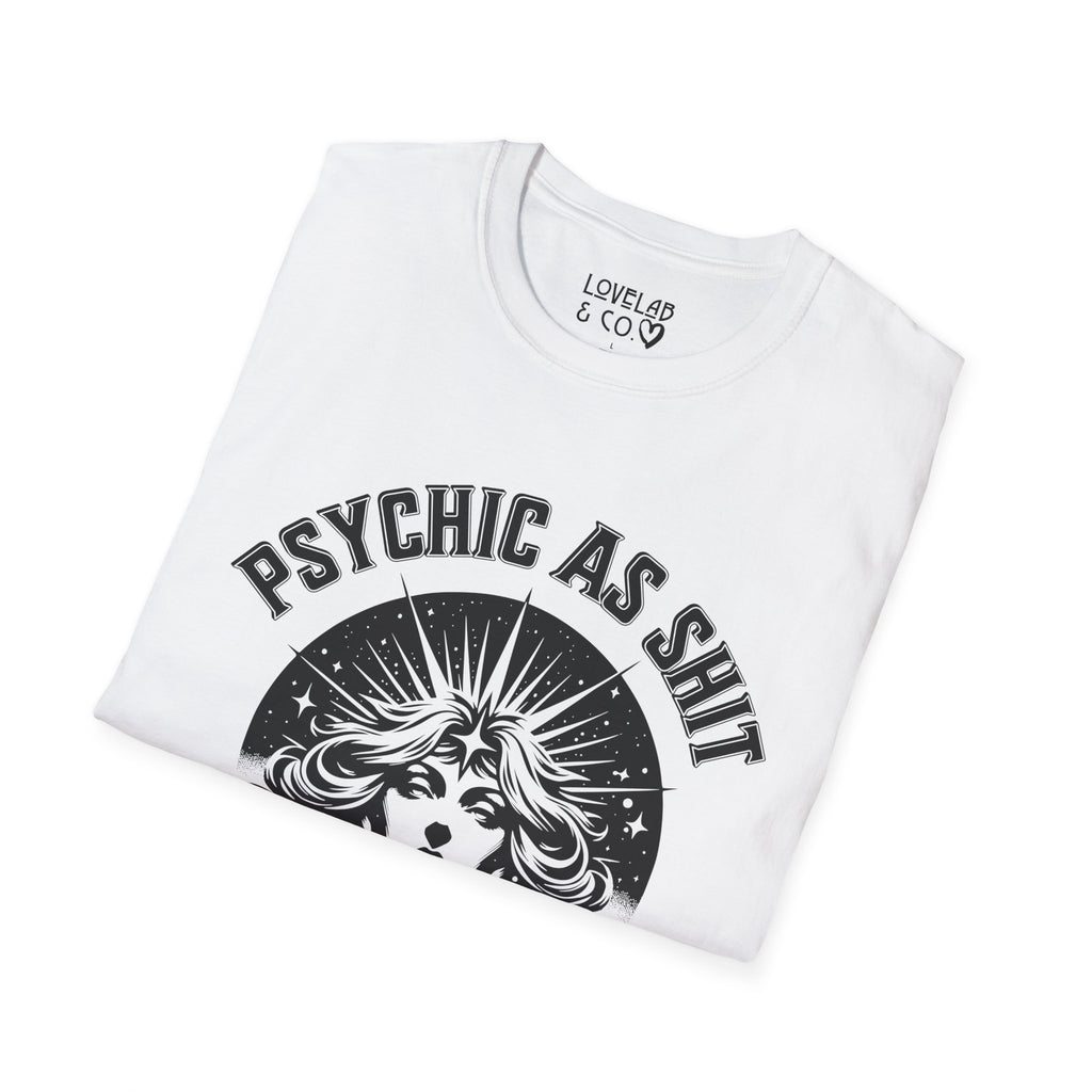 Psychic As Sh*t T-Shirt — Retro Mystic Tarot Graphic Tee
