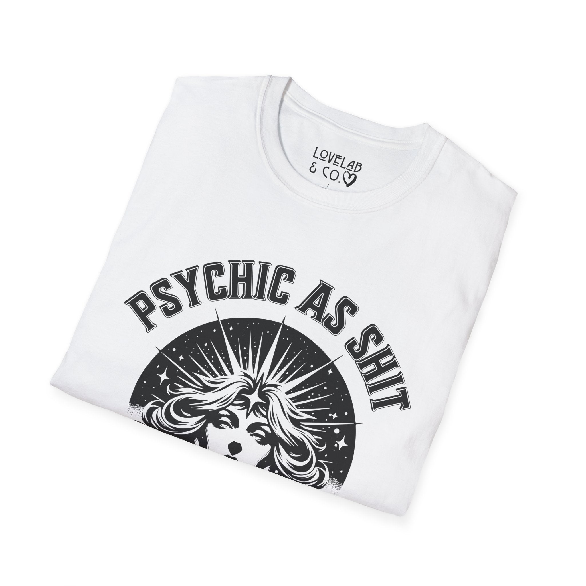 Psychic As Sh*t T-Shirt — Retro Mystic Tarot Graphic Tee