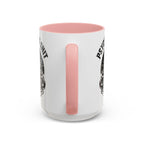 Funny "Psychic As Sh*t, Don't Try Me" Accent Mug — 11/15oz, multiple colors