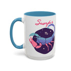 Cute Scorpio Zodiac Mug — 15oz (Pink, Light Blue, & Navy)