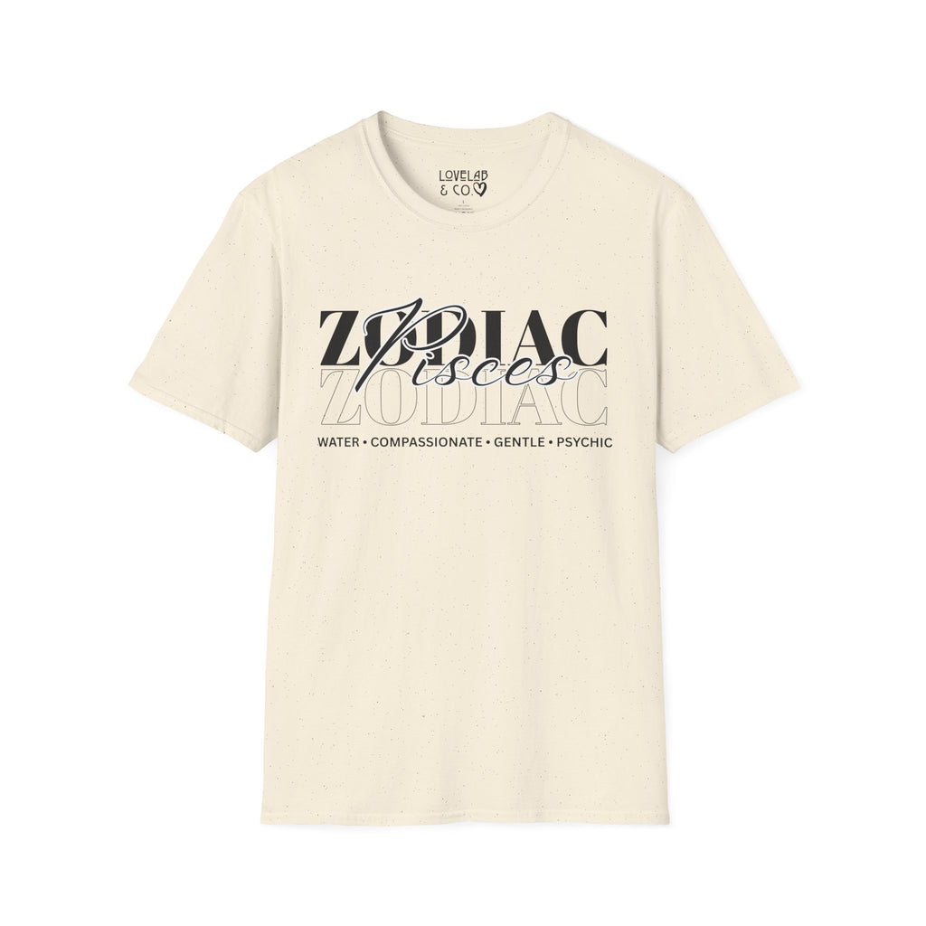 Pisces Zodiac T-Shirt — Bold Water Astrology Tee