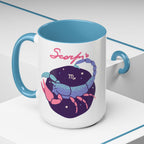 Cute Scorpio Zodiac Mug — 15oz (Pink, Light Blue, & Navy)