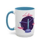 Cute Libra Zodiac Mug — 15oz (Pink, Light Blue, & Navy)