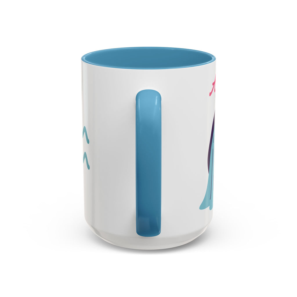 Cute Aquarius Zodiac Mug — 15oz (Pink, Light Blue, & Navy)