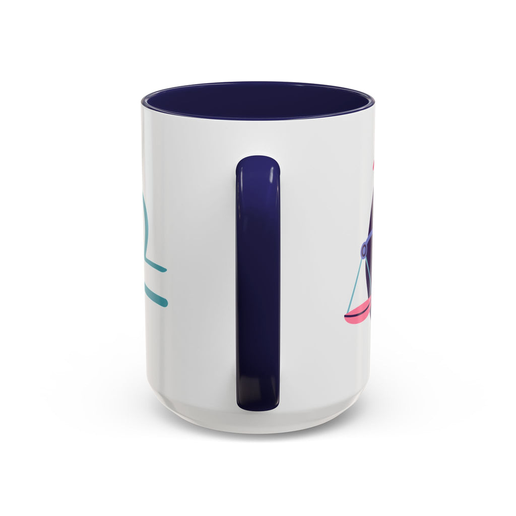 Cute Libra Zodiac Mug — 15oz (Pink, Light Blue, & Navy)