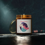 Cute Capricorn Zodiac Scented Candle — Coconut Apricot Wax (9oz Reusable Glass)