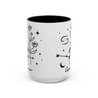 Zodiac Cancer Mug — Minimal Celestial Horoscope Accent, 15oz Mug