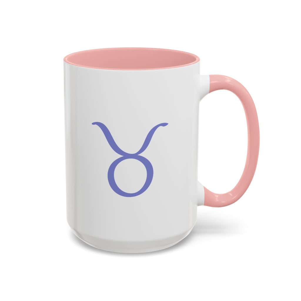 Cute Taurus Zodiac Mug — 15oz (Pink, Light Blue, & Navy)