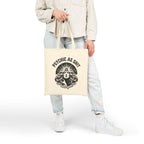 Psychic As Sh*t Cotton Canvas Tote — Funny Psychic Tote Bag for Clairvoyant Vibes