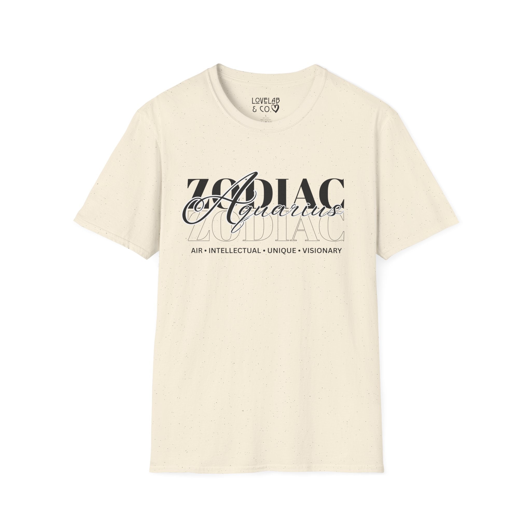 Aquarius Zodiac T-Shirt — Bold Air Astrology Tee