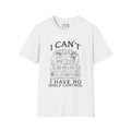 I Can't, I Have No Shelf Control — Funny Pack-Rat T-Shirt
