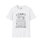 I Can't, I Have No Shelf Control — Funny Pack-Rat T-Shirt