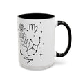 Virgo Zodiac Mug — Minimal Celestial Horoscope Accent 15oz Mug