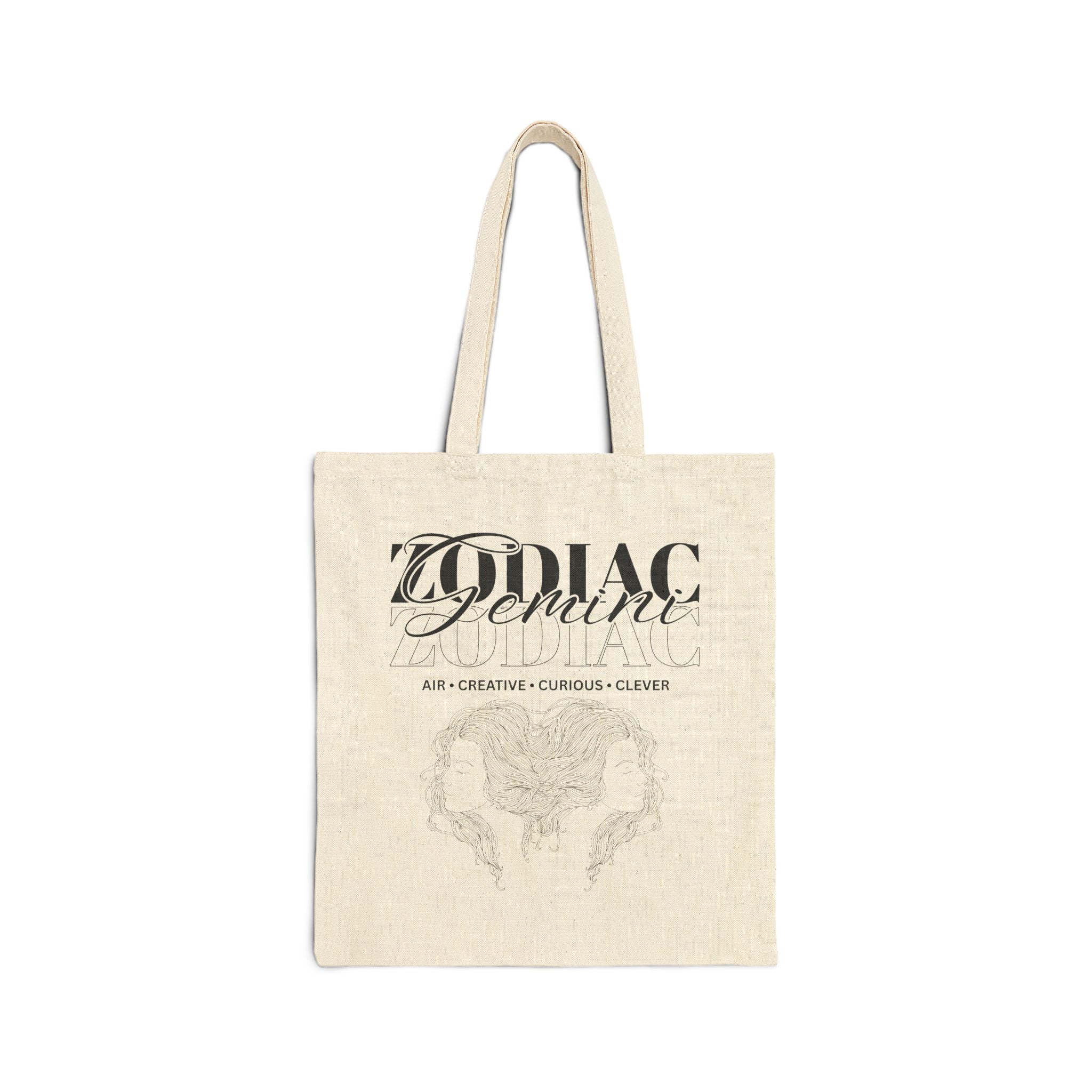 Gemini Zodiac Tote Bag — Twins Astrology Tote