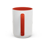 "Shh, I'm Manifesting" Accent Coffee Mug — Funny Minimal 11/15oz