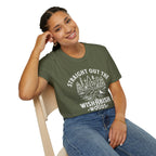 Straight Out the Wishabish Woods T-Shirt — Funny Graphic Tee