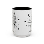 Aries Zodiac Mug — Minimal Celestial Horoscope Accent 15oz Mug