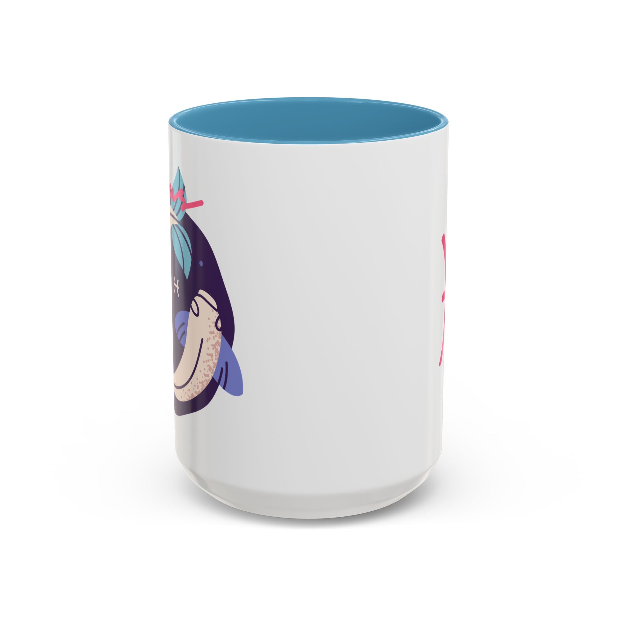 Cute Pisces Zodiac Mug — 15oz (Pink, Light Blue, & Navy)