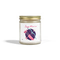 Cute Sagittarius Zodiac Scented Candle — Coconut Apricot Wax (9oz Reusable Glass)