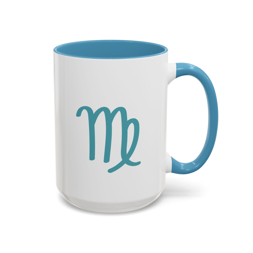Cute Virgo Zodiac Mug — 15oz (Pink, Light Blue, & Navy)