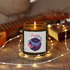 Cute Scorpio Zodiac Scented Candle — Coconut Apricot Wax (9oz Reusable Glass)