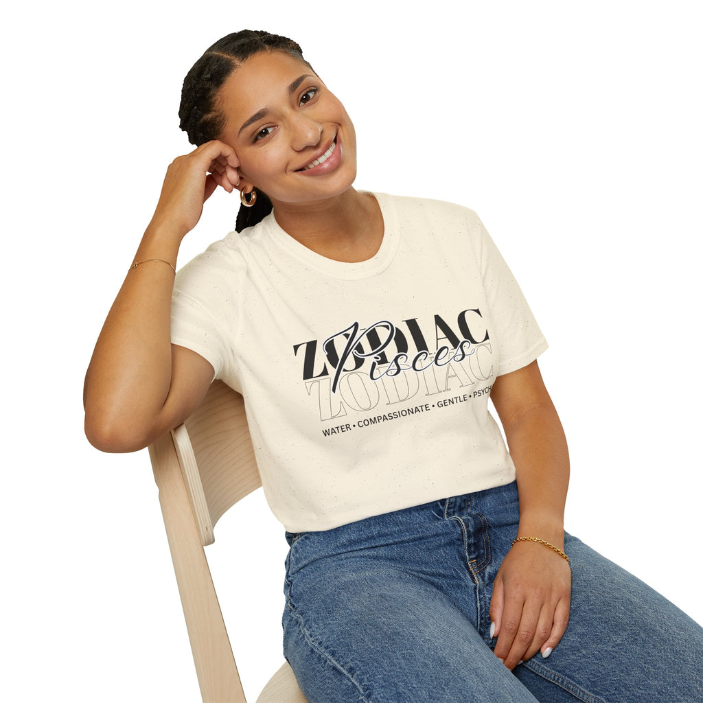 Pisces Zodiac T-Shirt — Bold Water Astrology Tee
